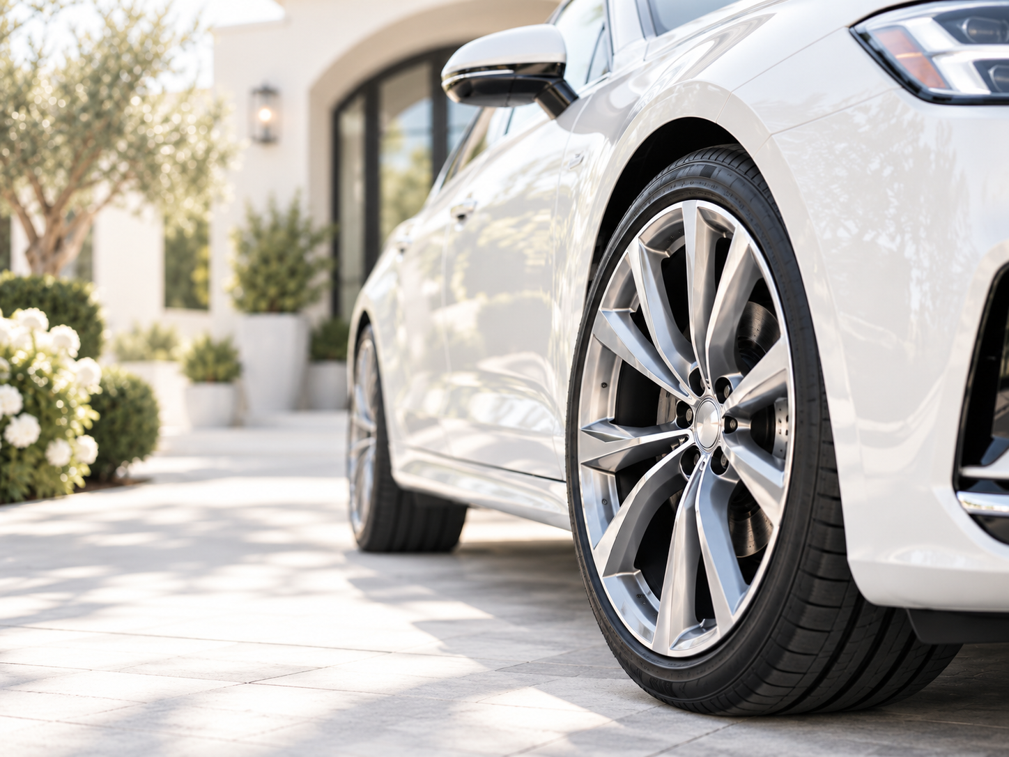 Luxury wheel at a home